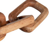 ESCULTURA CADENA MADERA