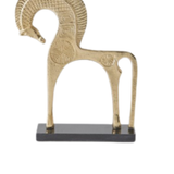 ESCULTURA HORSE GOLD