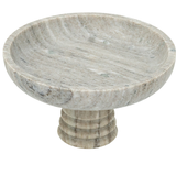 CUENCO DE PEDESTAL DE MARMOL