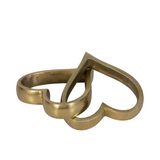 ESCULTURA CORAZON CADENA ORO