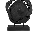 ESCULTURA ANILLO ZEN NEGRA