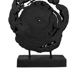 ESCULTURA ANILLO ZEN NEGRA