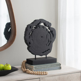 ESCULTURA ANILLO ZEN NEGRA