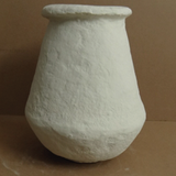 PAPEL MACHE JARRON NATURAL L