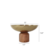 BOWL DE MADERA RAMSEY CON BASE