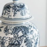 JARRA DE PORCELANA ANTIQUE BLUE & WHITE