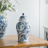 JARRA DE PORCELANA ANTIQUE BLUE & WHITE